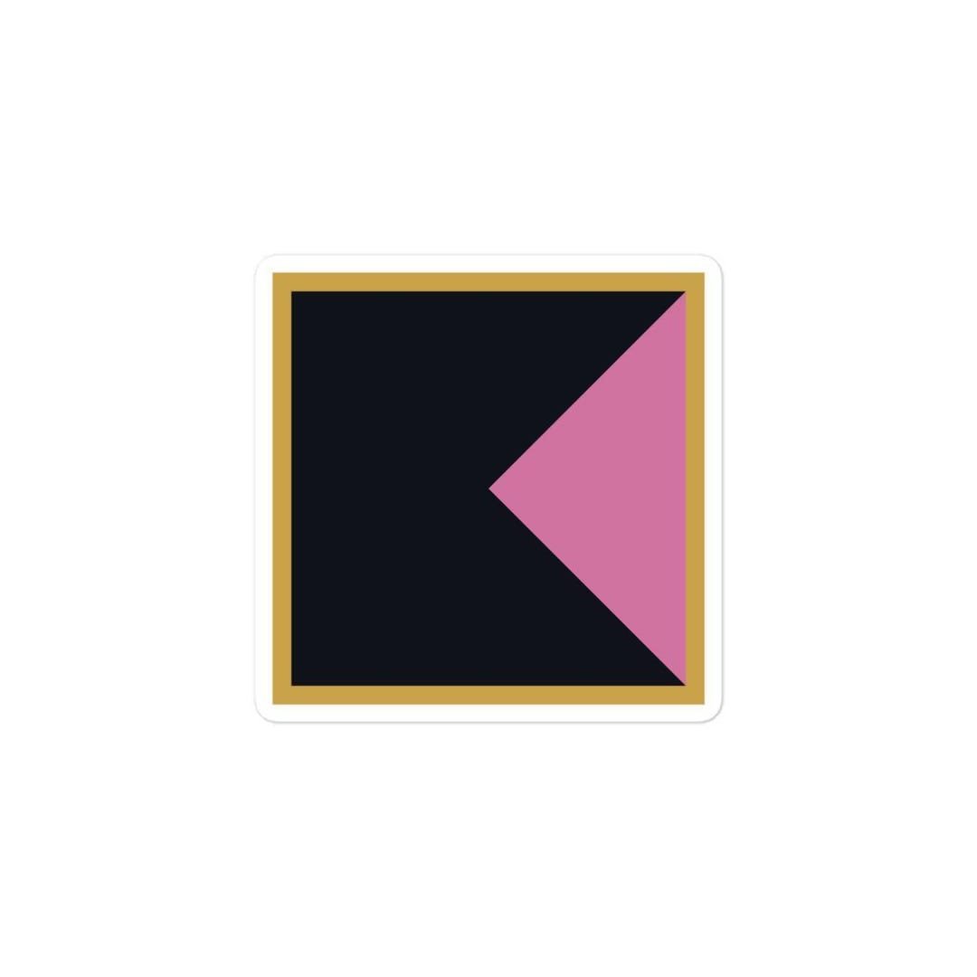 Kiss-cut weatherproof vinyl sticker of the Kazumizi emblem.